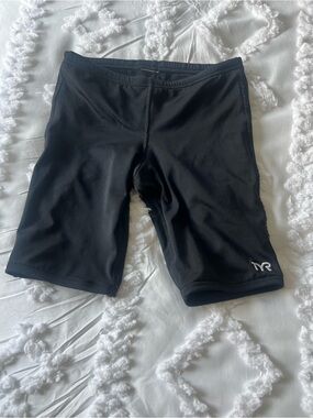 TYR Black Performance Bike Swim Shorts